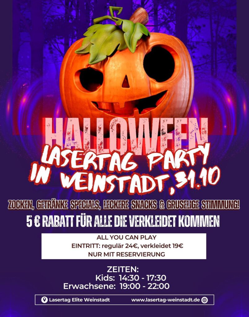 Halloween Lasertag Party